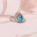 انگشتر فیروزه شجری زنانه کد 7645