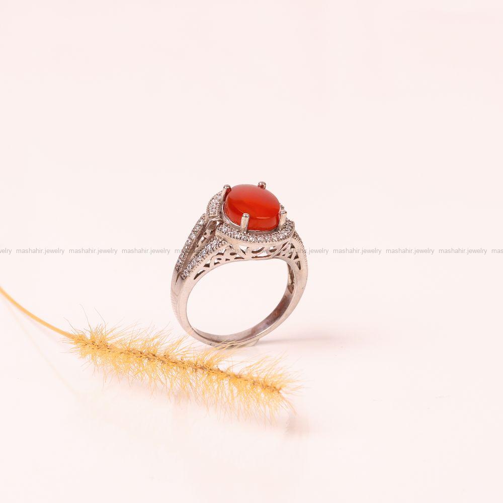 انگشتر عقیق زنانه کد7948