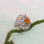 انگشتر عقیق زنانه کد 7744