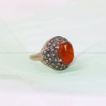 انگشتر عقیق زنانه کد 7748