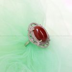 انگشتر عقیق زنانه کد 7753