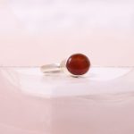 انگشتر عقیق زنانه کد 7763