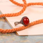 انگشتر عقیق زنانه کد 7767