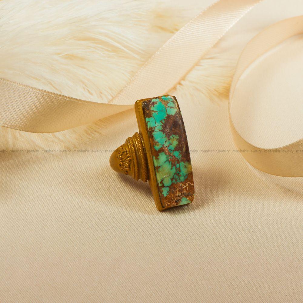 انگشتر فیروزه شجری زنانه کد 7791