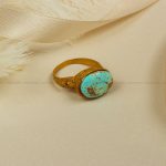 انگشتر فیروزه شجری زنانه کد 7797