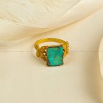 انگشتر فیروزه شجری زنانه کد 7804