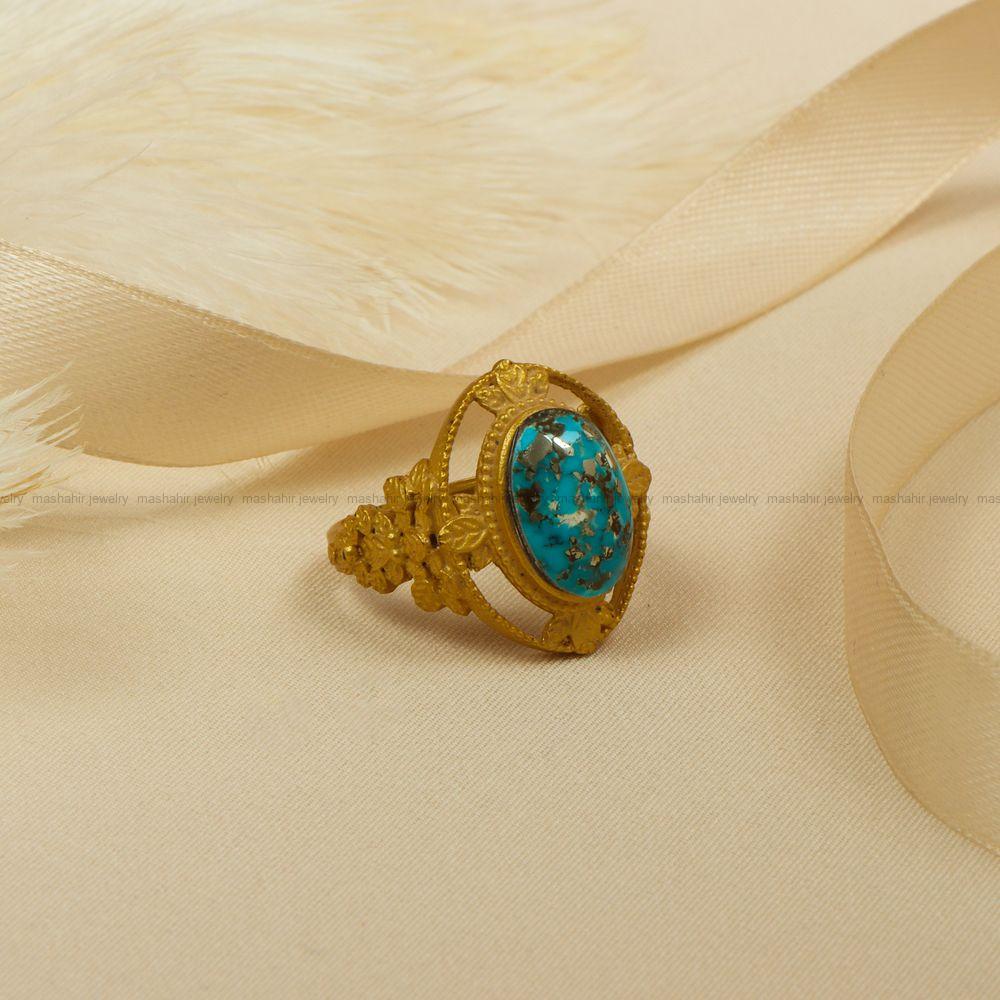 انگشتر فیروزه شجری زنانه کد 7809