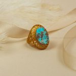 انگشتر فیروزه شجری زنانه کد 7815