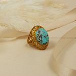 انگشتر فیروزه شجری زنانه کد 7818