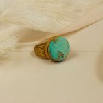 انگشتر فیروزه شجری زنانه کد 7821