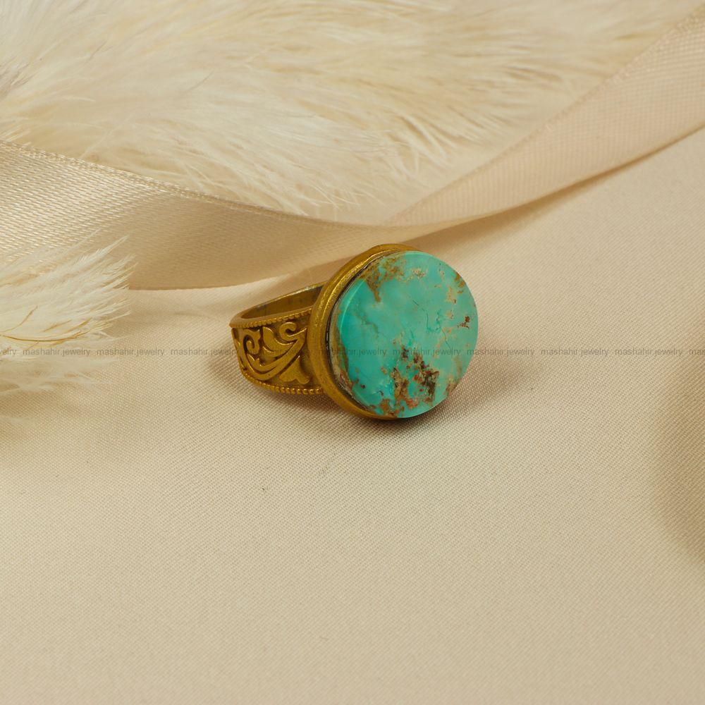 انگشتر فیروزه شجری زنانه کد 7821