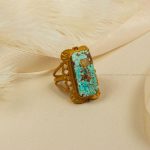 انگشتر فیروزه شجری زنانه کد 7823