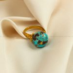 انگشتر فیروزه شجری زنانه کد 7827