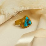 انگشتر فیروزه شجری زنانه کد 7831