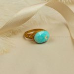 انگشتر فیروزه شجری زنانه کد 7837
