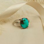 انگشتر فیروزه شجری زنانه کد 7838