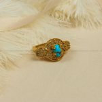 انگشتر فیروزه شجری زنانه کد 7841