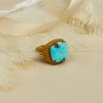 انگشتر فیروزه شجری زنانه کد 7842