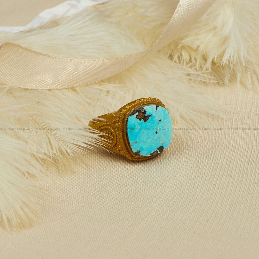 انگشتر فیروزه شجری زنانه کد 7842