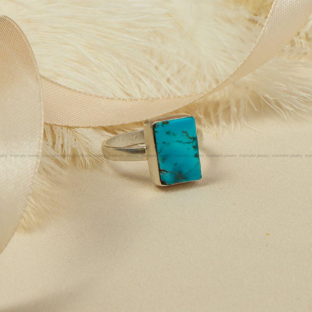 انگشتر فیروزه شجری زنانه کد 7859