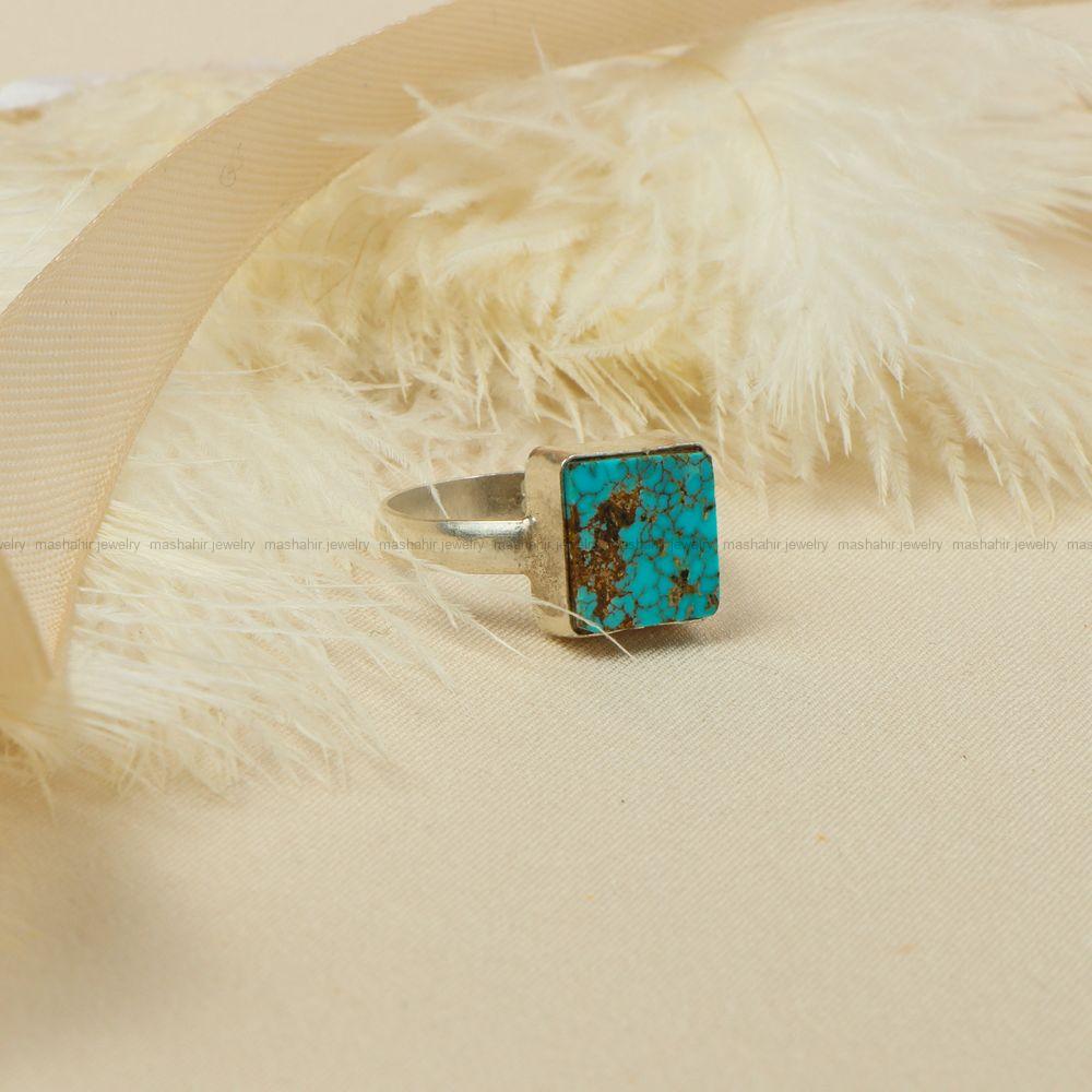 انگشتر فیروزه شجری زنانه کد 7864