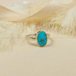 انگشتر فیروزه شجری زنانه کد 7867