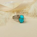 انگشتر فیروزه شجری زنانه کد 7868