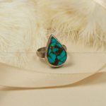 انگشتر فیروزه شجری زنانه کد 7873