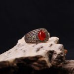 انگشتر عقیق مردانه کد 7898