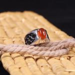 انگشتر عقیق یمن مردانه کد 7918