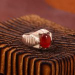 انگشتر عقیق یمن مردانه کد 7237