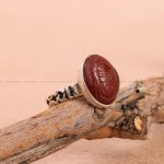 انگشتر عقیق یمن مردانه کد 7242