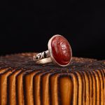 انگشتر عقیق یمن مردانه کد 7243