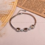 دستبند الکساندریت زنانه کد 7952