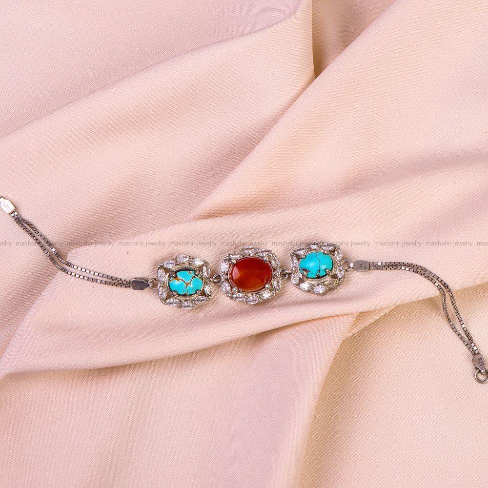 دستبند میکس زنانه کد 7958