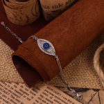 دستبند نقره زنانه کد 7975