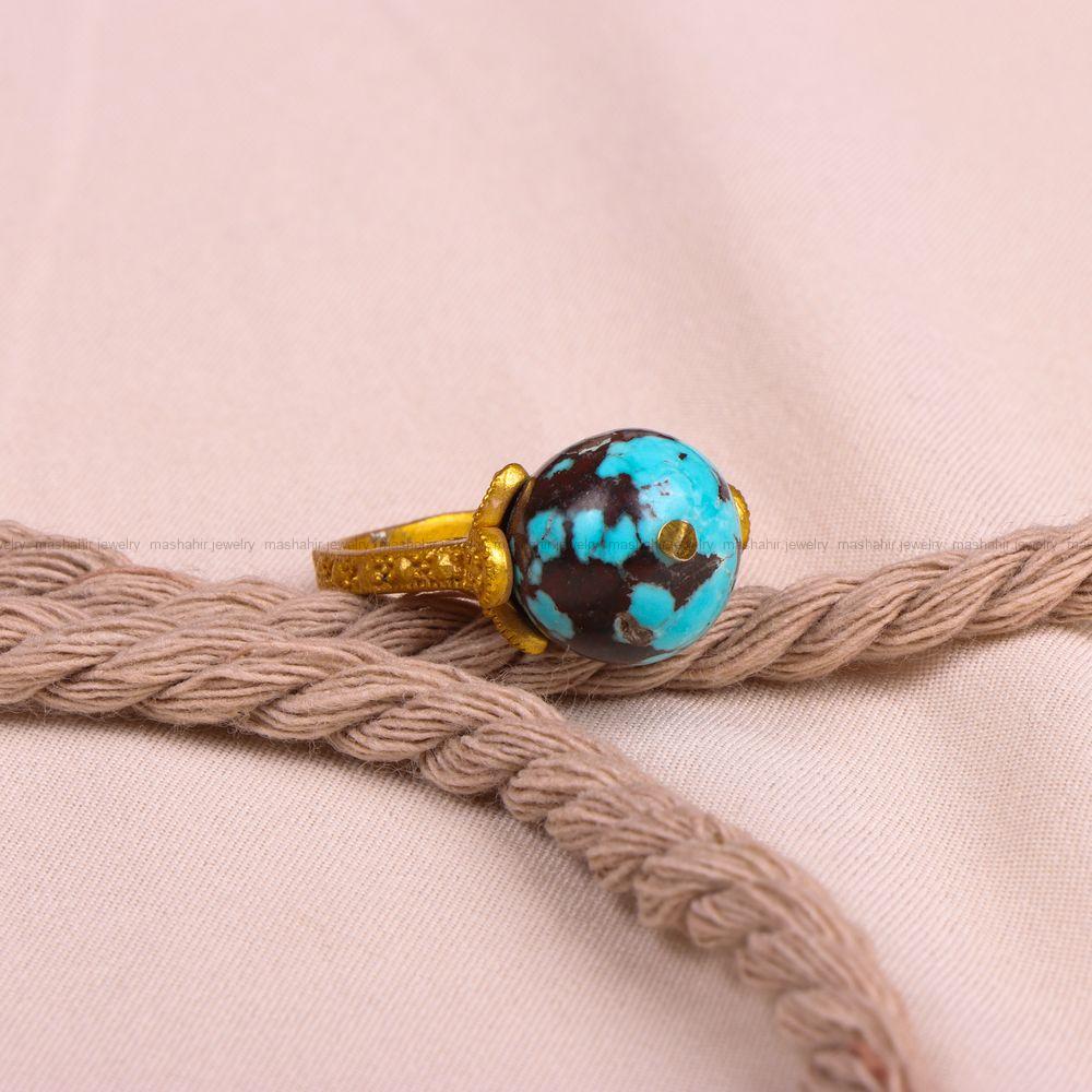 انگشتر فیروزه شجری زنانه کد 8010