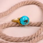 انگشتر فیروزه شجری زنانه کد 8013