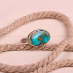 انگشتر فیروزه شجری زنانه کد 8015