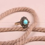 انگشتر فیروزه شجری زنانه کد 8017