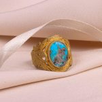 انگشتر فیروزه شجری زنانه کد 8061