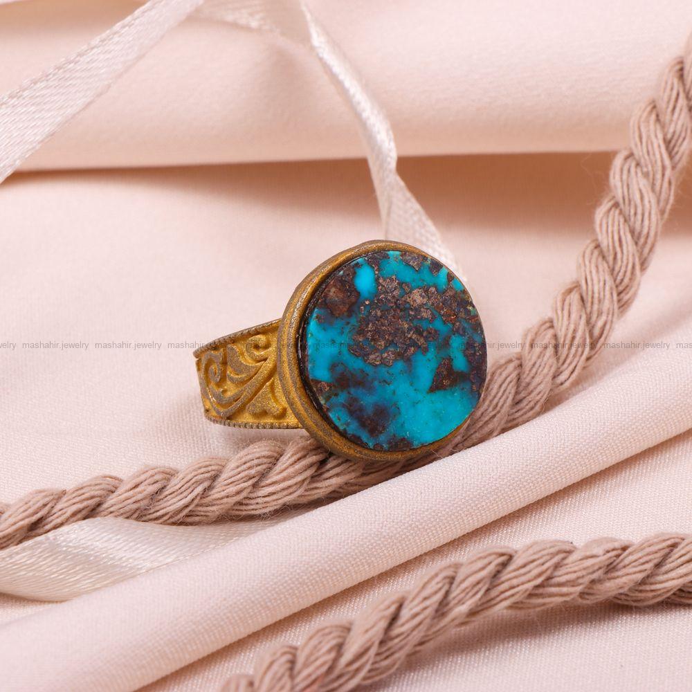 انگشتر فیروزه شجری زنانه کد 8064