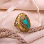 انگشتر فیروزه شجری زنانه کد 8067