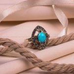 انگشتر فیروزه شجری زنانه کد 8077