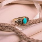 انگشتر فیروزه شجری زنانه کد 8086