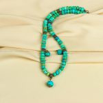 دستبند فیروزه خزامه کد 8102