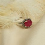انگشتر یاقوت سرخ زنانه کد 8114