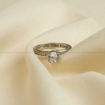 انگشتر نقره زنانه کد 8119