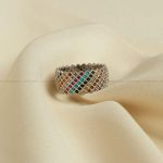 انگشتر نقره زنانه کد 8120