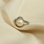 انگشتر نقره زنانه کد 8121